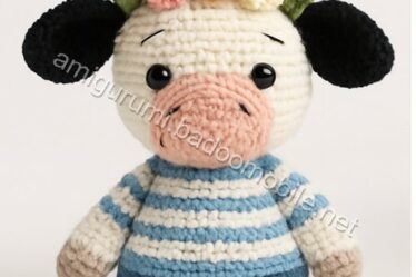 Cute Amigurumi Cow Free Crochet Pattern – Adorable Crochet Toy - cow-q1p1.jpg