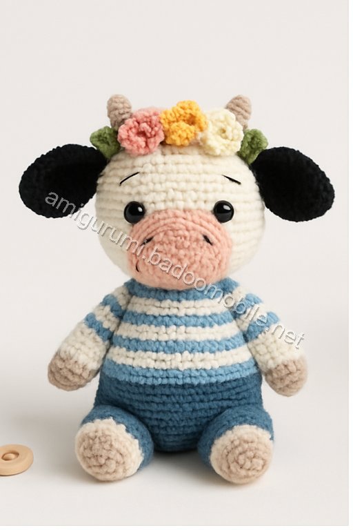 Cute Amigurumi Cow Free Crochet Pattern – Adorable Crochet Toy