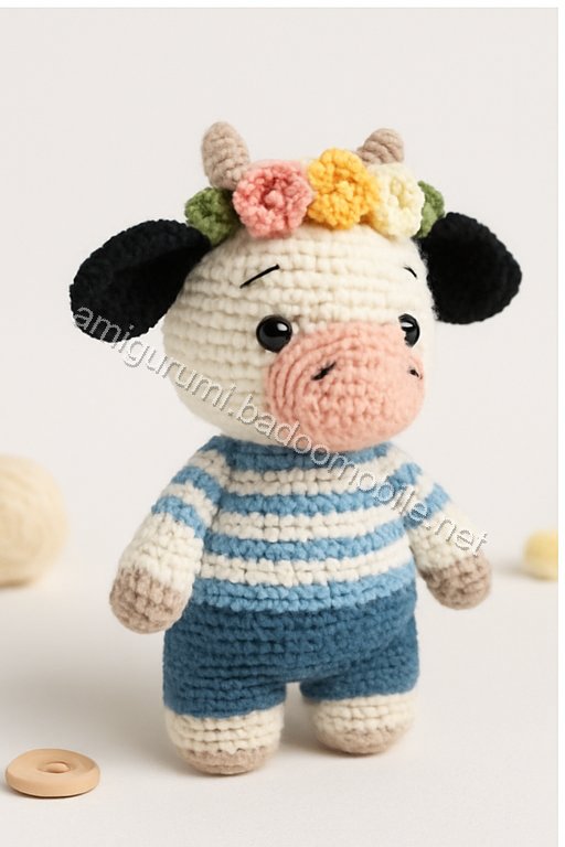 Cute Amigurumi Cow Free Crochet Pattern – Adorable Crochet Toy