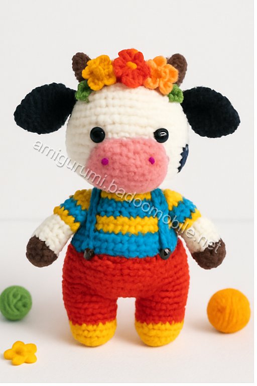 Cute Amigurumi Cow Free Crochet Pattern – Adorable Crochet Toy