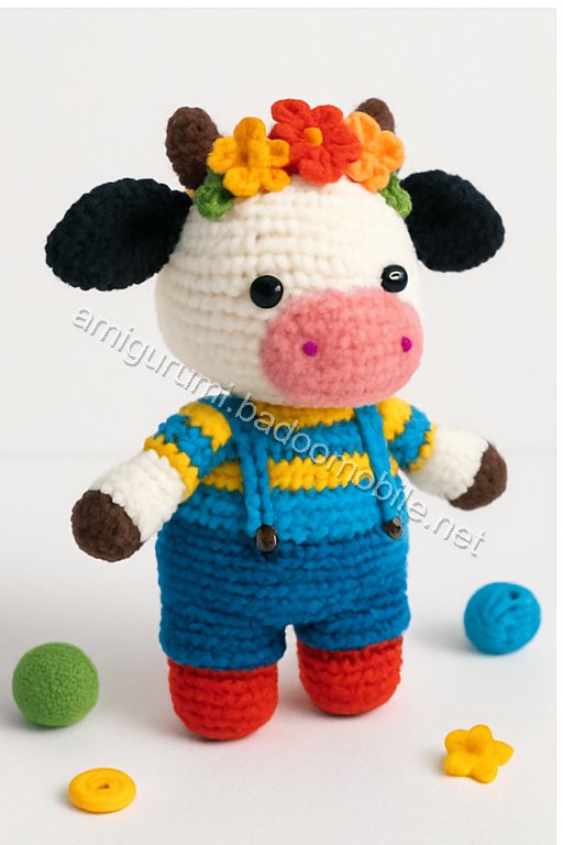 Cute Amigurumi Cow Free Crochet Pattern – Adorable Crochet Toy