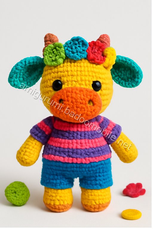 Cute Amigurumi Cow Free Crochet Pattern – Adorable Crochet Toy