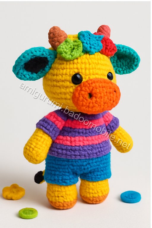 Cute Amigurumi Cow Free Crochet Pattern – Adorable Crochet Toy