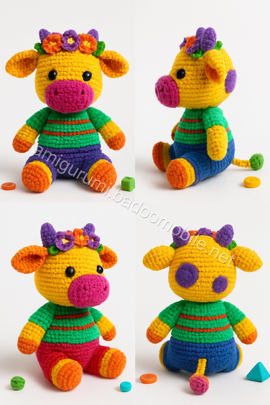 Cute Amigurumi Cow Free Crochet Pattern – Adorable Crochet Toy