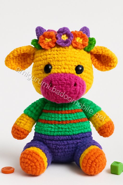 Cute Amigurumi Cow Free Crochet Pattern – Adorable Crochet Toy