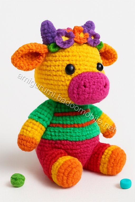 Cute Amigurumi Cow Free Crochet Pattern – Adorable Crochet Toy