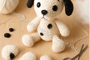 Free Crochet Pattern: Adorable Amigurumi Dalmatian Dog - dalmatian-parts-1.jpg