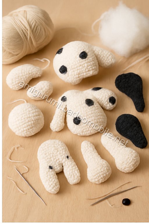 Free Crochet Pattern: Adorable Amigurumi Dalmatian Dog