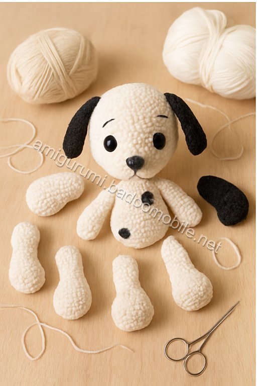 Free Crochet Pattern: Adorable Amigurumi Dalmatian Dog