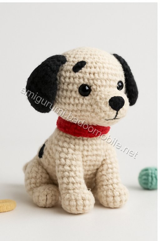 Free Crochet Pattern: Adorable Amigurumi Dalmatian Dog