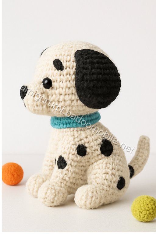 Free Crochet Pattern: Adorable Amigurumi Dalmatian Dog