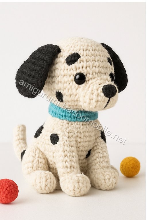 Free Crochet Pattern: Adorable Amigurumi Dalmatian Dog