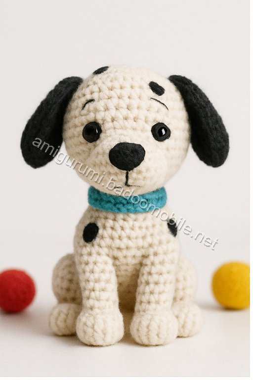 Free Crochet Pattern: Adorable Amigurumi Dalmatian Dog