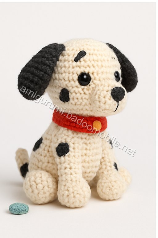 Free Crochet Pattern: Adorable Amigurumi Dalmatian Dog
