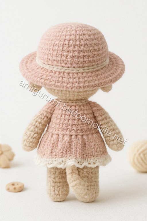 Free Crochet Pattern: Adorable Amigurumi Doll with Dress and Hat