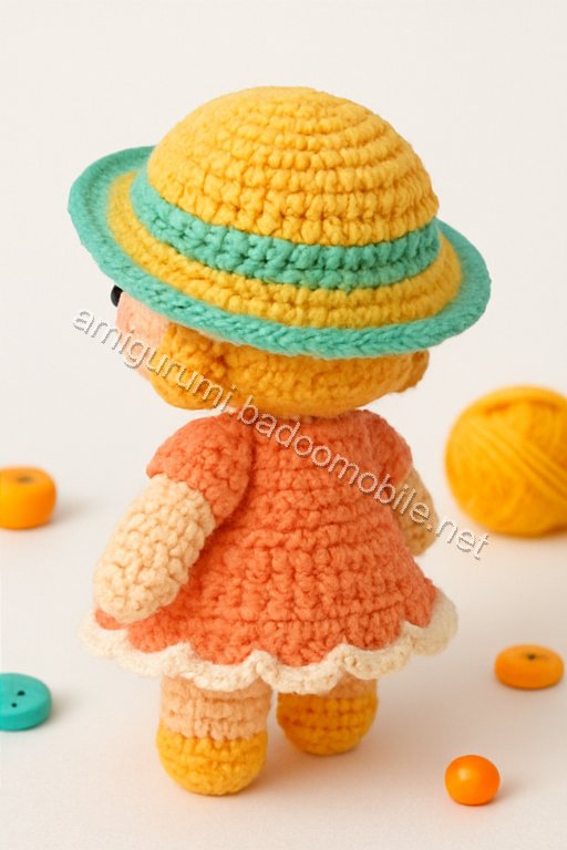 Free Crochet Pattern: Adorable Amigurumi Doll with Dress and Hat
