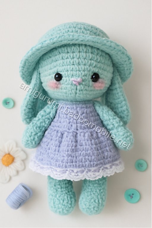 Free Crochet Pattern: Adorable Amigurumi Doll with Dress and Hat