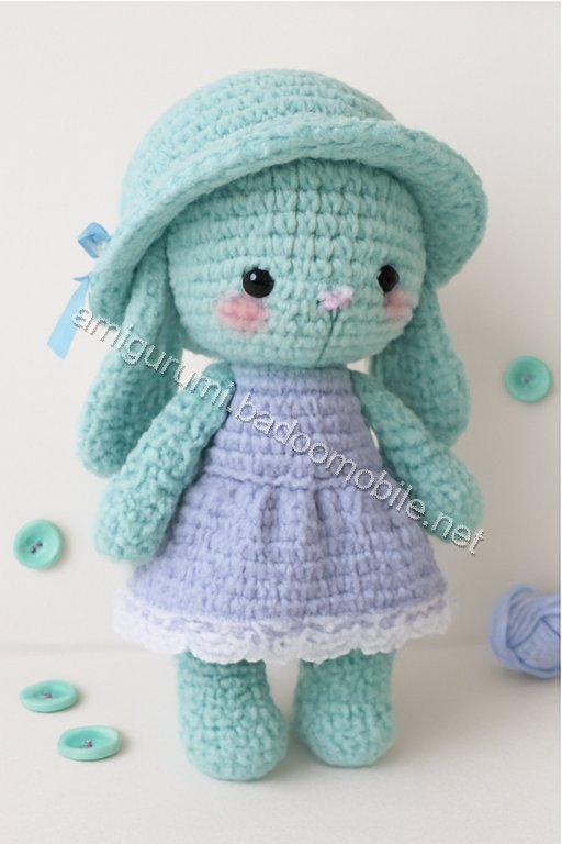 Free Crochet Pattern: Adorable Amigurumi Doll with Dress and Hat