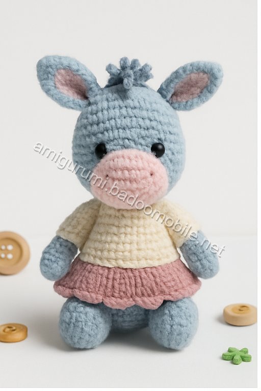 Amigurumi Eeyore Free Pattern