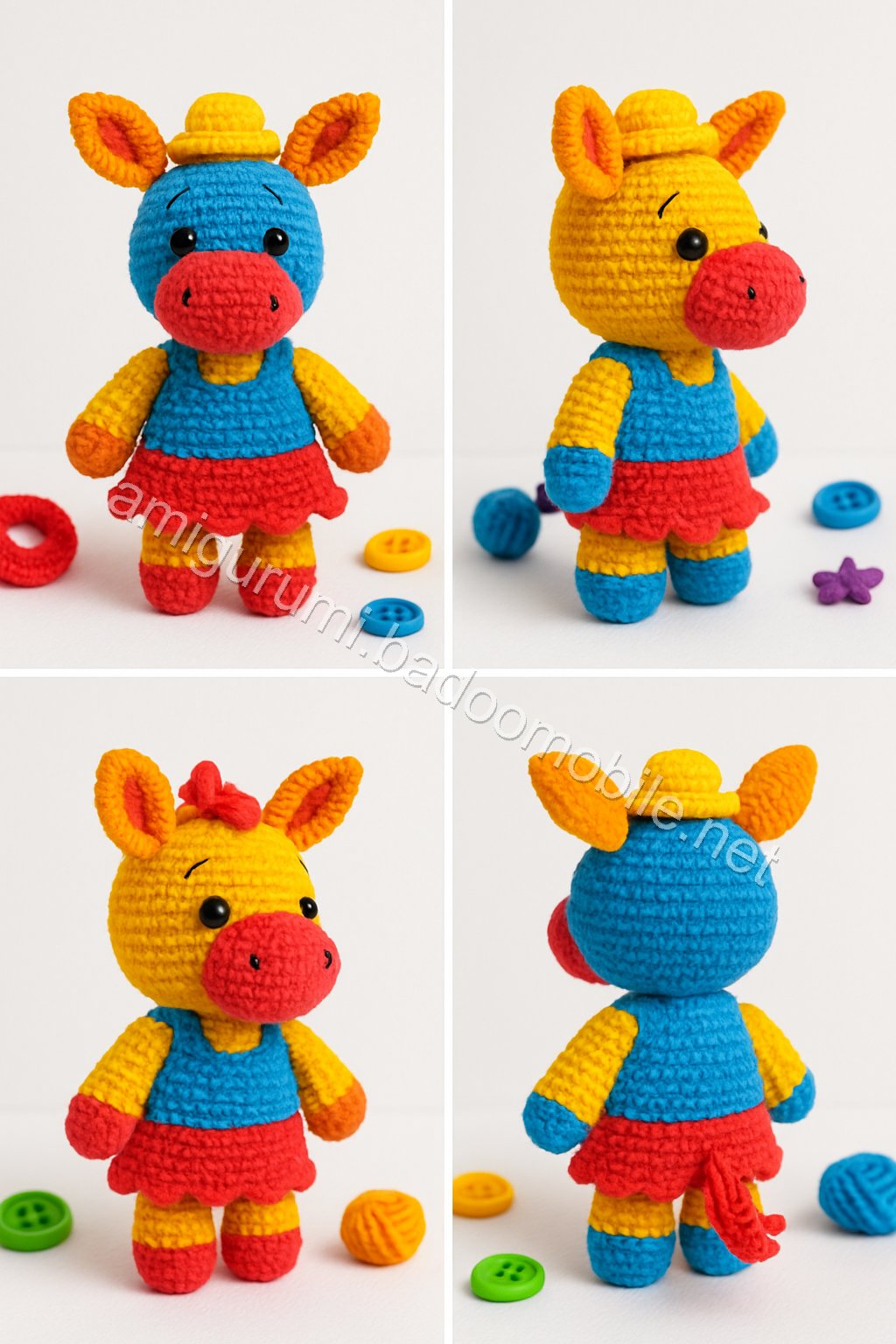 Amigurumi Eeyore Free Pattern