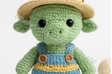 Free Crochet Pattern: Adorable Baby Green Dragon Amigurumi - dragon-q1p1.jpg