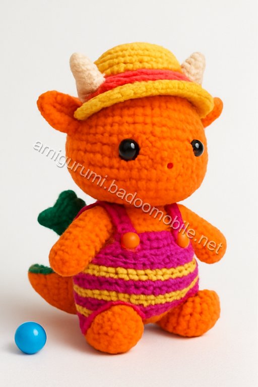 Free Crochet Pattern: Adorable Baby Green Dragon Amigurumi