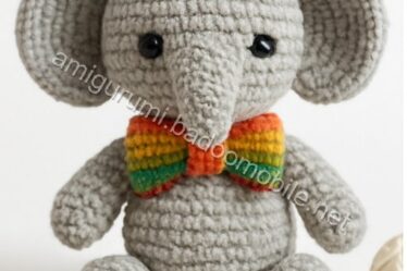 Free Crochet Pattern: Adorable Amigurumi Mini Elephant - elephant-q1p1.jpg