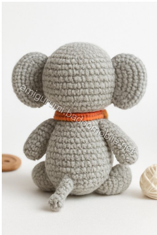 Free Crochet Pattern: Adorable Amigurumi Mini Elephant