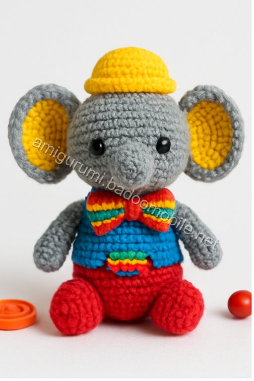 Free Crochet Pattern: Adorable Amigurumi Mini Elephant