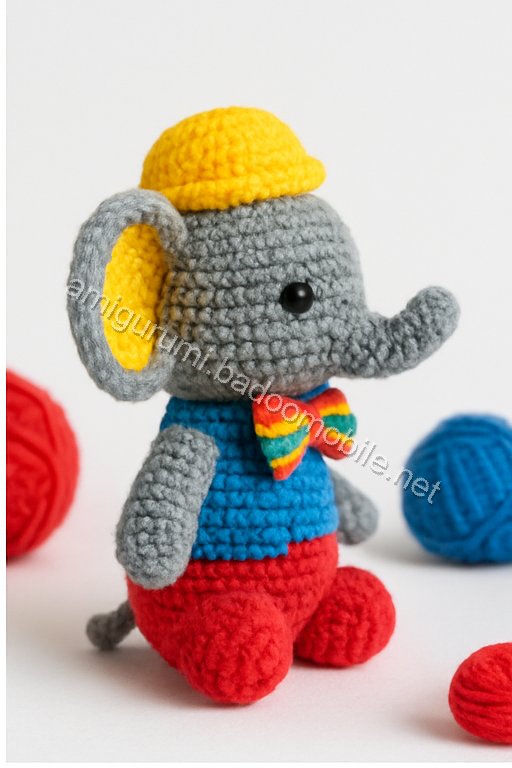 Free Crochet Pattern: Adorable Amigurumi Mini Elephant