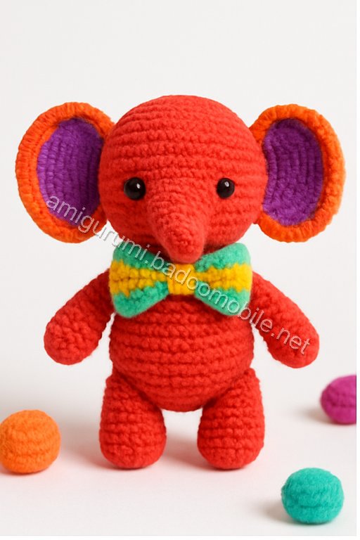 Free Crochet Pattern: Adorable Amigurumi Mini Elephant