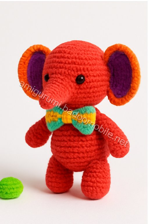 Free Crochet Pattern: Adorable Amigurumi Mini Elephant