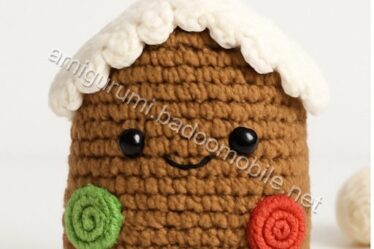 Amigurumi Gingerbread House Free Pattern - gingerbread-q1p1.jpg