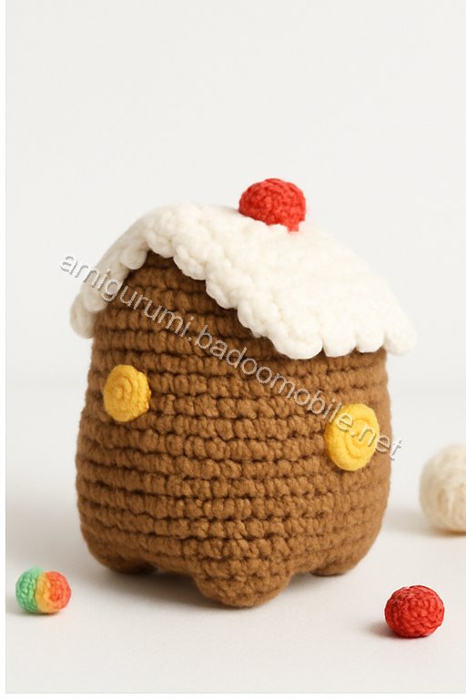 Amigurumi Gingerbread House Free Pattern