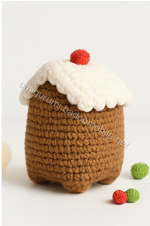 Amigurumi Gingerbread House Free Pattern