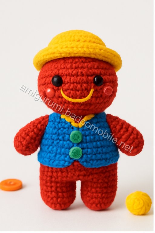 Amigurumi Gingerbread House Free Pattern