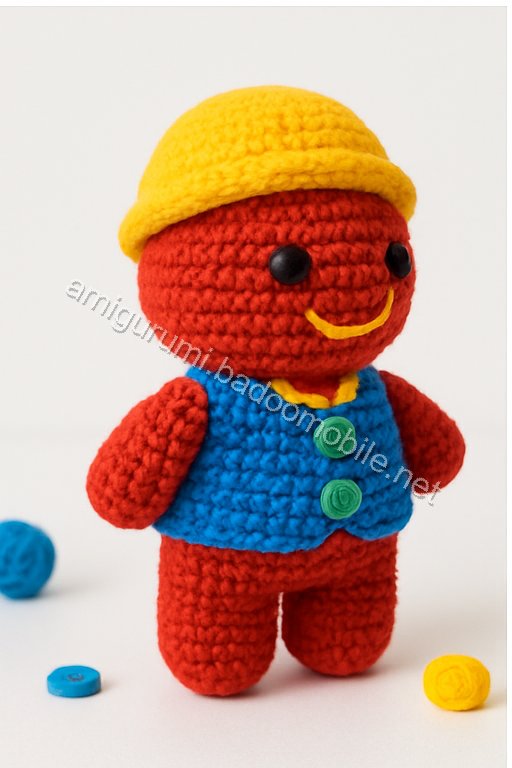 Amigurumi Gingerbread House Free Pattern
