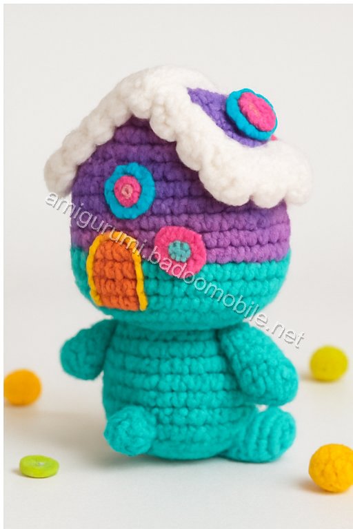 Amigurumi Gingerbread House Free Pattern