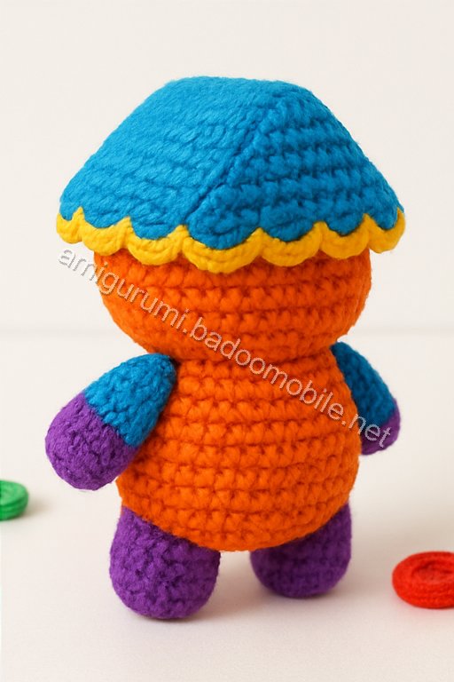 Amigurumi Gingerbread House Free Pattern
