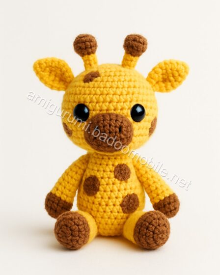 Free Crochet Pattern for Adorable Amigurumi Giraffe - giraffe-tekil-1.jpg