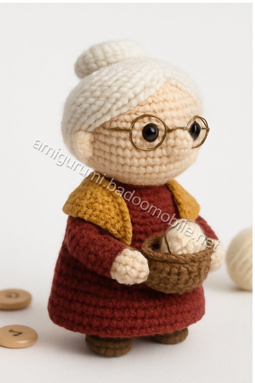 Free Crochet Pattern for Amigurumi Grandma Doll - A Charming Keepsake