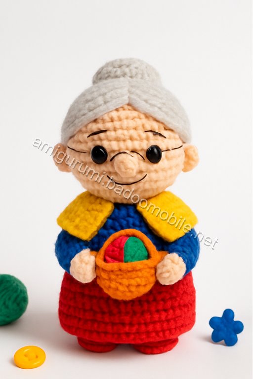 Free Crochet Pattern for Amigurumi Grandma Doll - A Charming Keepsake