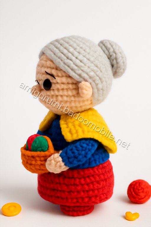 Free Crochet Pattern for Amigurumi Grandma Doll - A Charming Keepsake