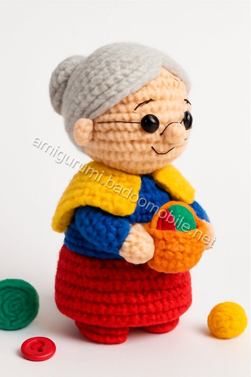 Free Crochet Pattern for Amigurumi Grandma Doll - A Charming Keepsake
