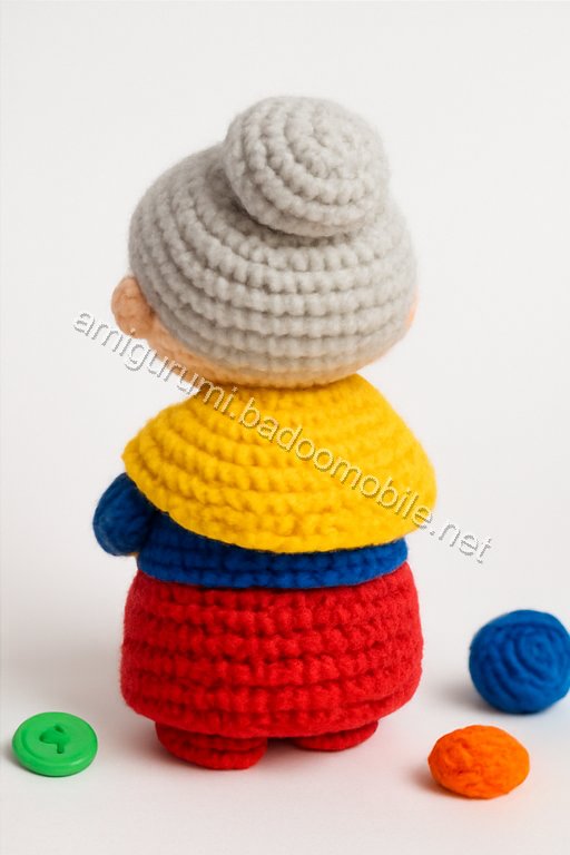 Free Crochet Pattern for Amigurumi Grandma Doll - A Charming Keepsake