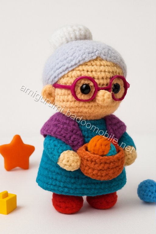 Free Crochet Pattern for Amigurumi Grandma Doll - A Charming Keepsake