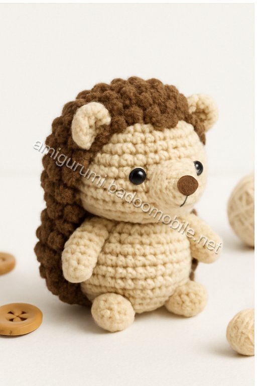 Amigurumi Hedgehog Free Pattern
