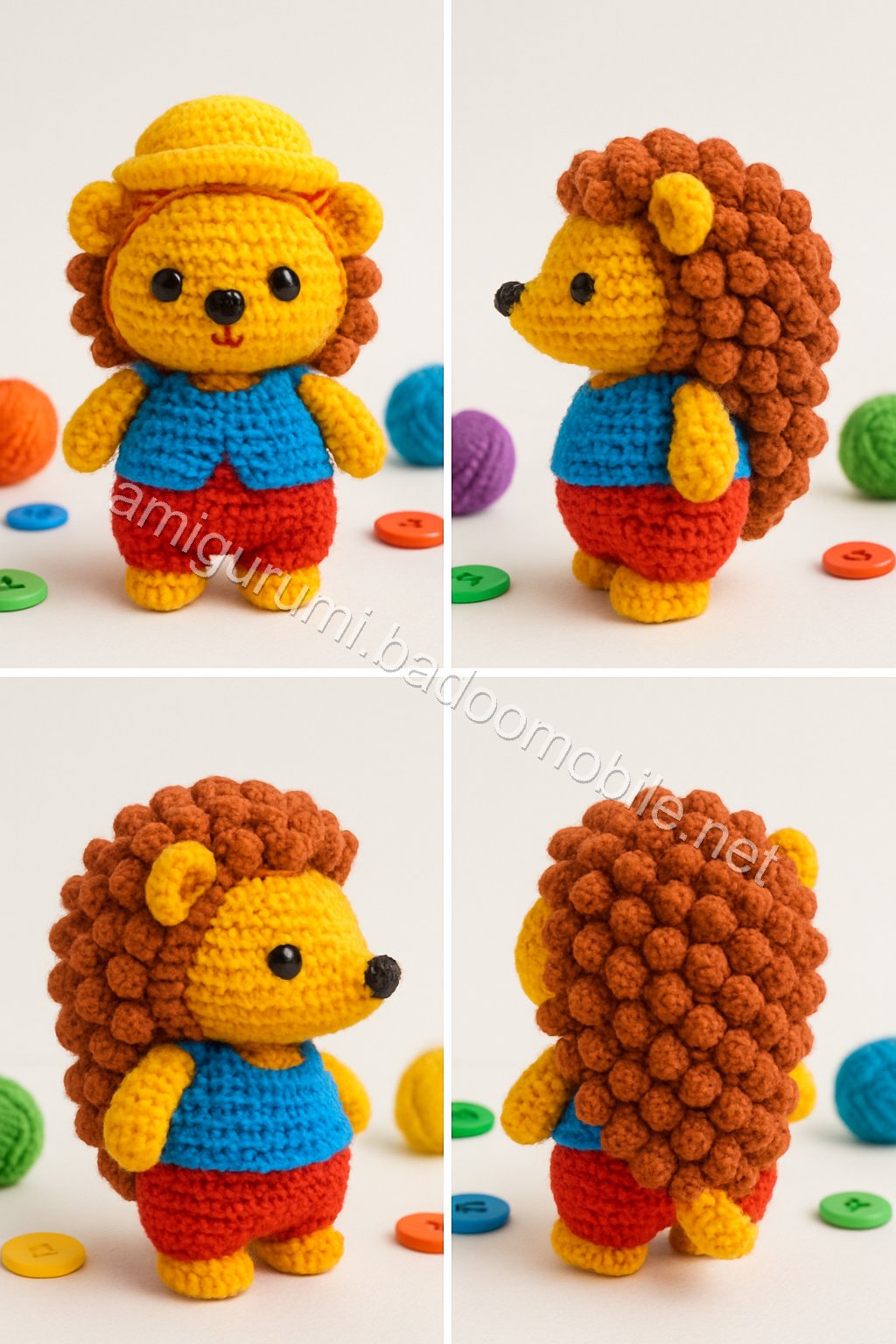 Amigurumi Hedgehog Free Pattern