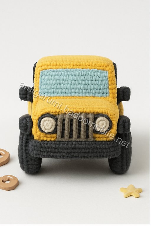 Amigurumi Jeep Wrangler Free Pattern