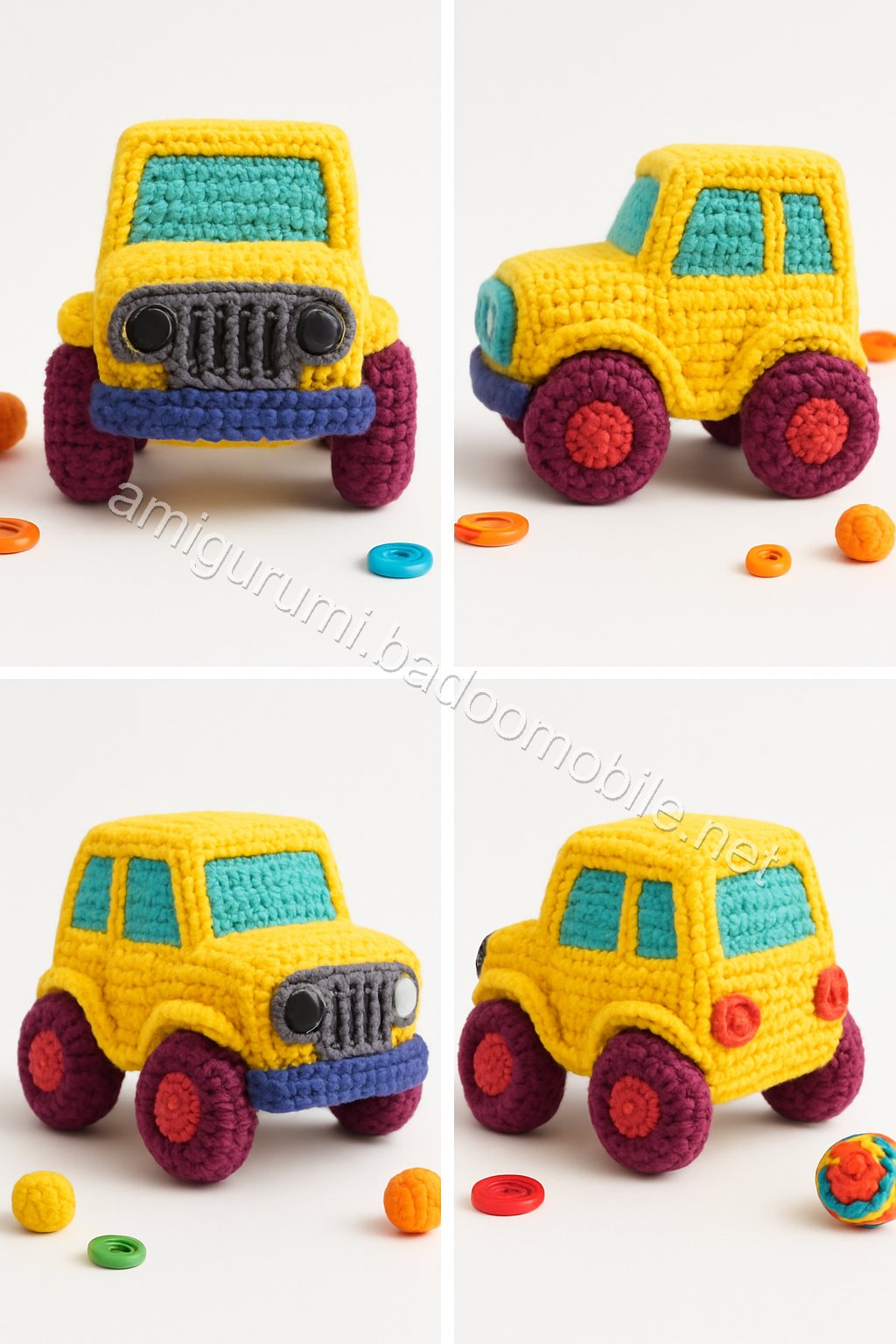 Amigurumi Jeep Wrangler Free Pattern